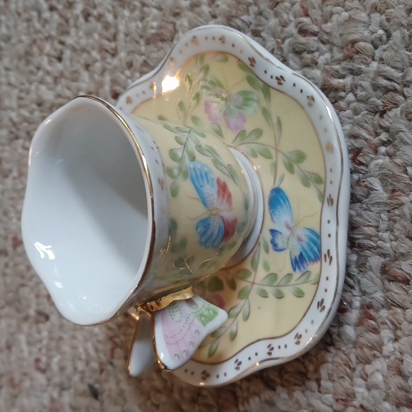 9 piece butterfly tea set - Picture 6 of 7